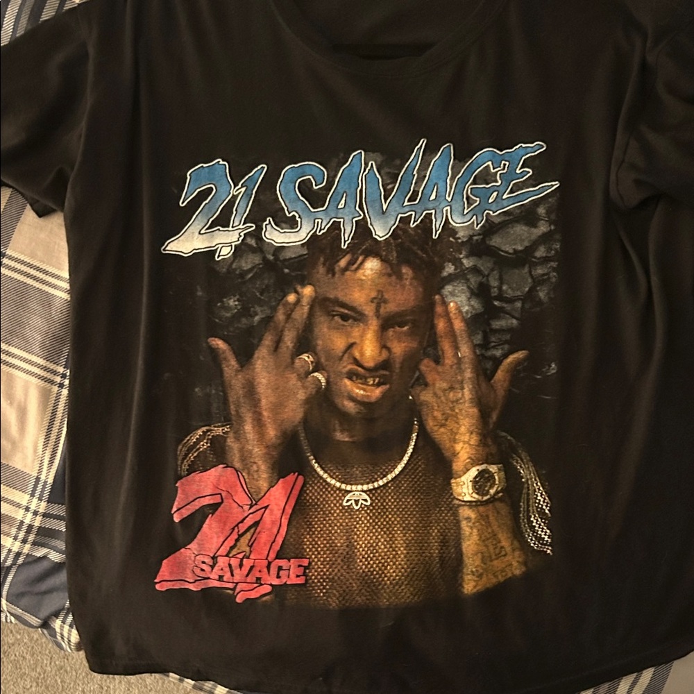 21 savage t-shirt. Size medium.